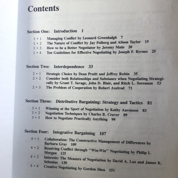 Negotiation book  [Second Edition] Litterer, Minton, Saunders, David M. Lewicki, - Picture 15 of 16